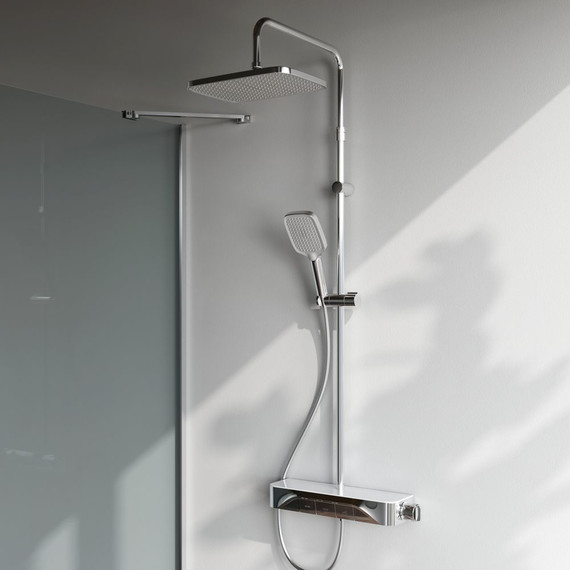 Душевая стойка с термостатом Am.Pm Func F078F200, Цвет производителя: хром - фото 13