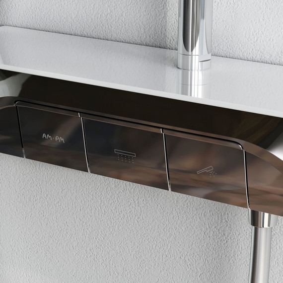 Душевая стойка с термостатом Am.Pm Func F078F200, Цвет производителя: хром - фото 7