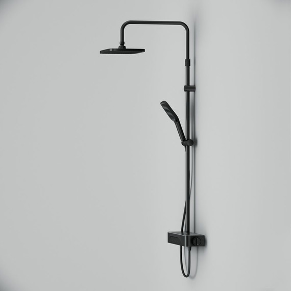 Душевая стойка с термостатом Am.Pm Func F078F222, черный, Цвет производителя: чёрный - фото 11