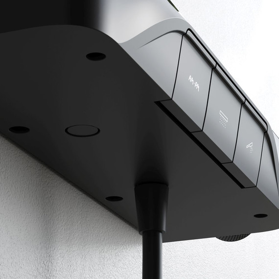 Душевая стойка с термостатом Am.Pm Func F078F222, черный, Цвет производителя: чёрный - фото 8