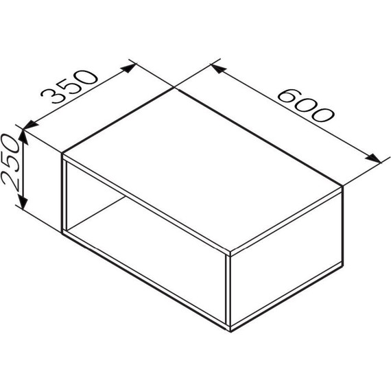 Модуль подвесной открытый Am.Pm Func 60 см M8FOH0601WG - фото 5