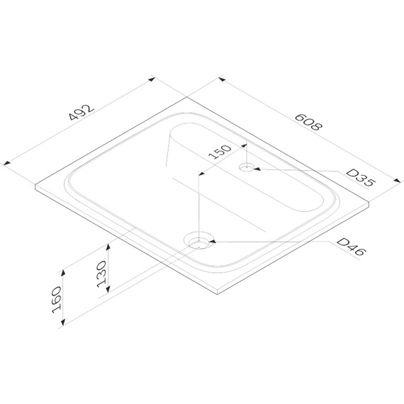 Тумба подвесная с раковиной Am.Pm Func 60 см M8FFUX0601OF, дуб крафт, Цвет фасада: тёмное дерево - фото 13