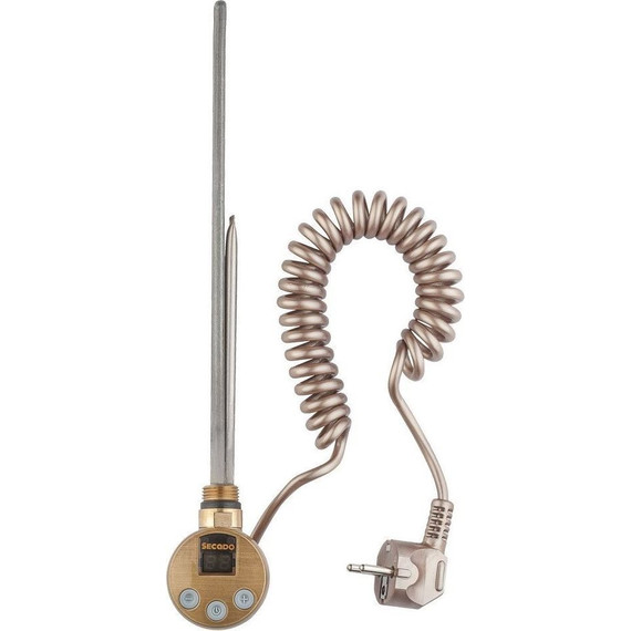 Полотенцесушитель электрический Secado Милан 1 плюс П8 500x1000 мм (возможность скрытого подключения) бронза - фото 2