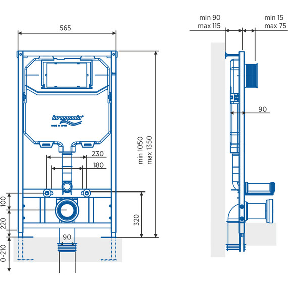 Инсталляция для унитаза Idrospania Tabarca 40230 - фото 3