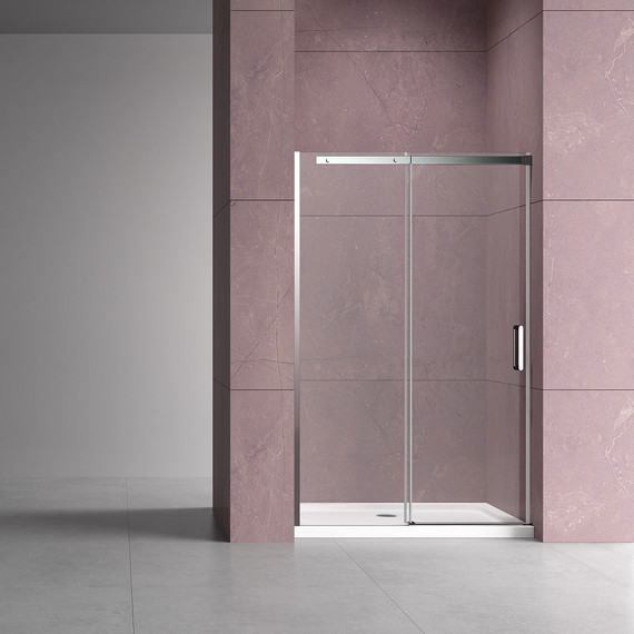 Душевая дверь Vincea Dice 120 см VDS-4D120CL (стекло 8 мм), хром/прозрачное - фото 