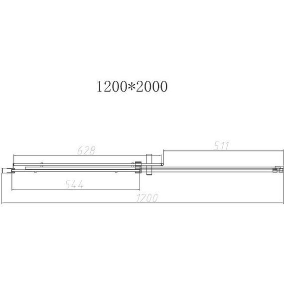 Душевая дверь Vincea Dice 120 см VDS-4D120CL (стекло 8 мм), хром/прозрачное - фото 4