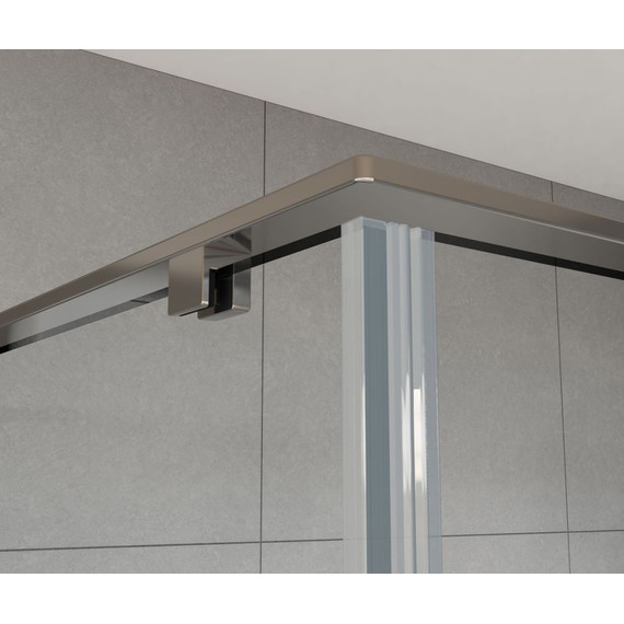 Душевое ограждение Vincea Arno 150x80 см VSR-1A8015CL (стекло 8 мм), хром/прозрачное - фото 2