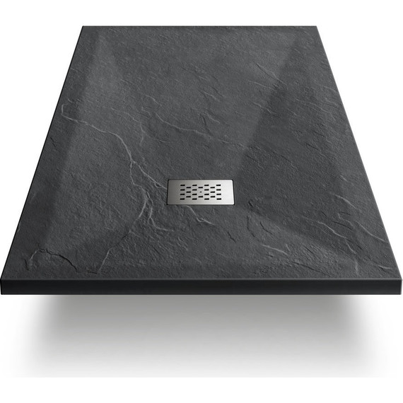 Поддон каменный Vincea 110х80 см VST-4SR8011A, антрацит - фото 3