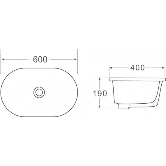 Раковина врезная на столешницу BelBagno 60 см BB1004 - фото 7