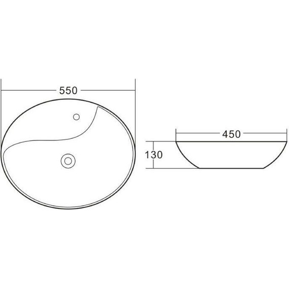 Раковина-чаша BelBagno 55 см BB1370 - фото 7