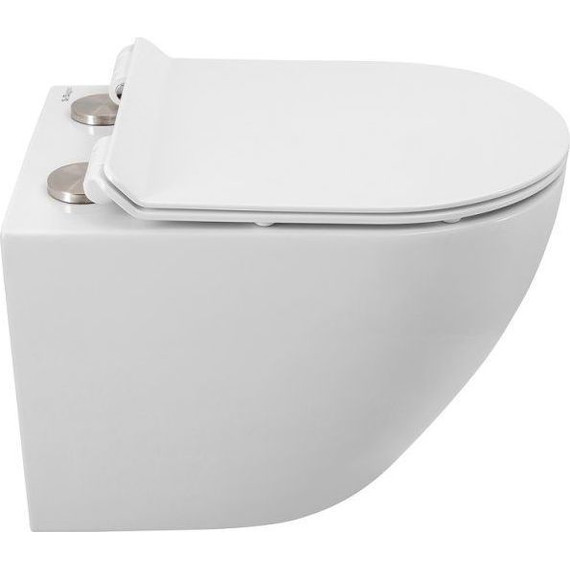 Унитаз подвесной безободковый BelBagno Sfera-Tor BB046CH-TOR (Система смыва торнадо) - фото 12