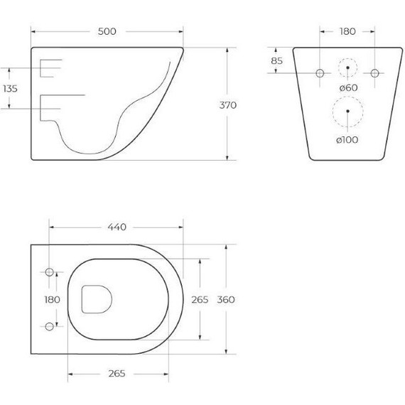 Унитаз подвесной безободковый BelBagno Sfera-Tor BB046CH-TOR (Система смыва торнадо) - фото 17