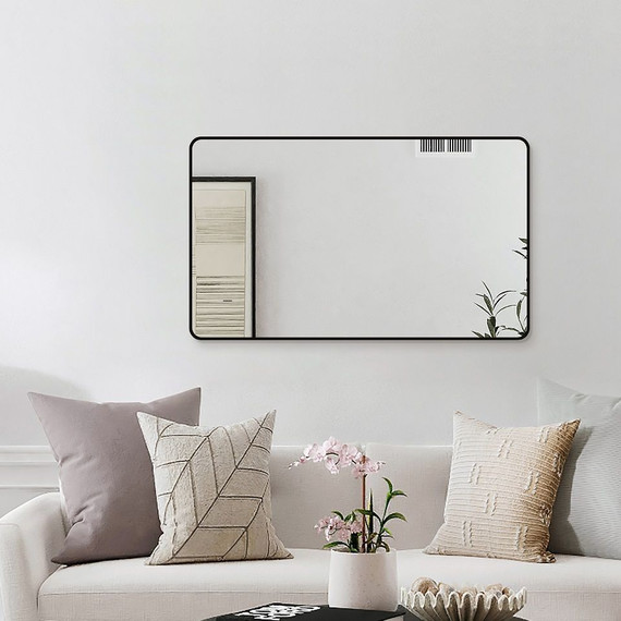 Зеркало Art&Max Siena S 60 см AM-SieS-1200-800-DS-F, чёрный - фото 4