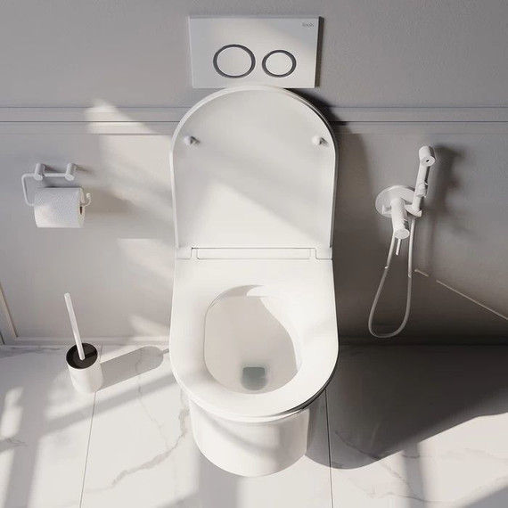 Унитаз подвесной безободковый Iddis Sena SENRDSEi25 с крышкой микролифт - фото 5