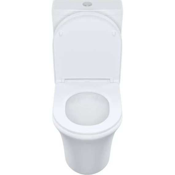 Унитаз-компакт безободковый Iddis Stone STNRDSEi24 с крышкой микролифт - фото 3