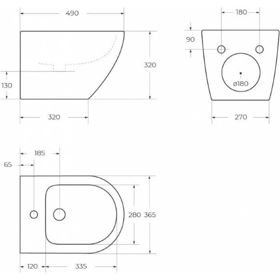 Биде подвесное BelBagno Sfera-R BB046BH - фото 2