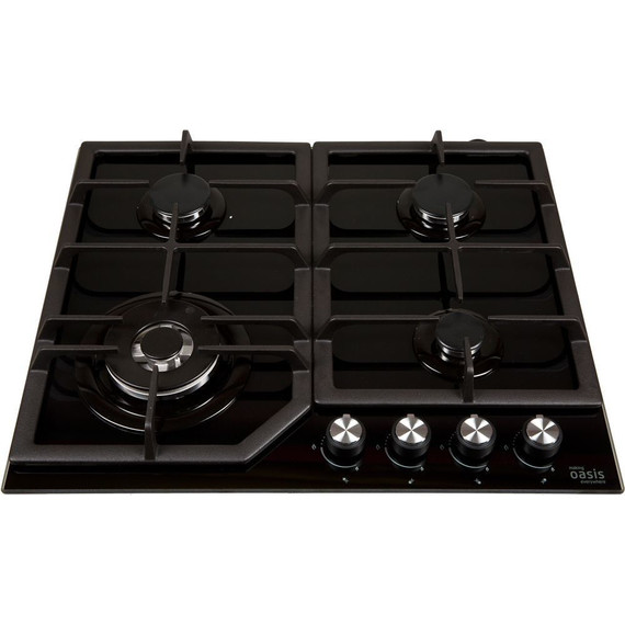 Газовая варочная поверхность Oasis P-GBT (чёрное стекло) - фото 