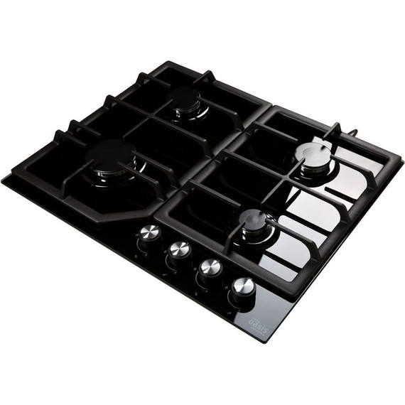 Газовая варочная поверхность Oasis P-GB (чёрное стекло) - фото 5