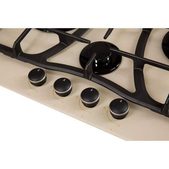 Газовая варочная поверхность Oasis P-GITT (бежевое стекло) - фото 3