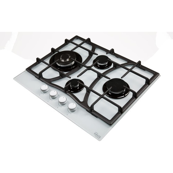Газовая варочная поверхность Oasis P-GWTT (белое стекло) - фото 3