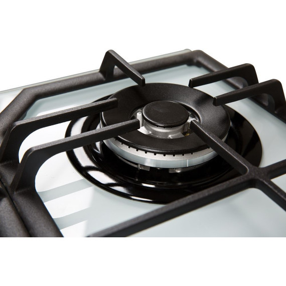 Газовая варочная поверхность Oasis P-GWT (белое стекло) - фото 4