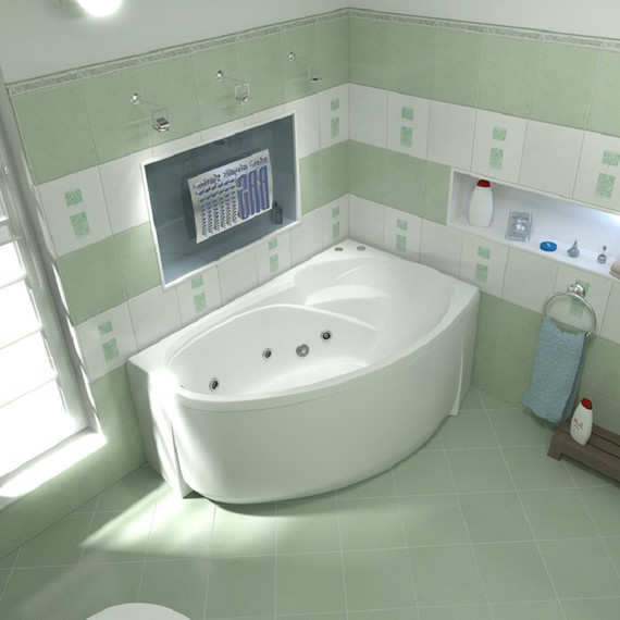 Ванна акриловая 150*90 Bas ФЭНТЕЗИ R - фото 4