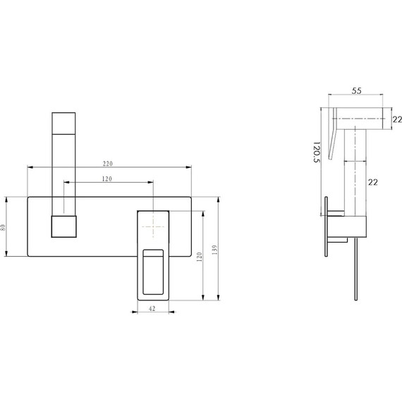 Набор для гигиенического душа Boheme Q 147-CRCR, chrome, Цвет производителя: хром - фото 2
