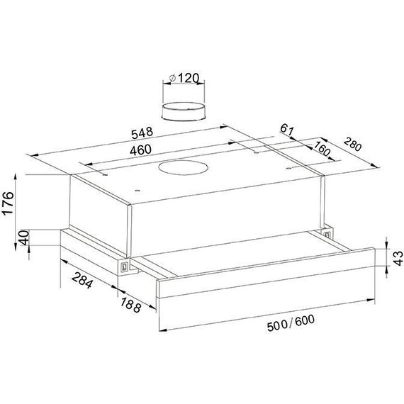 Вытяжка Oasis UV-50S (F) - фото 9