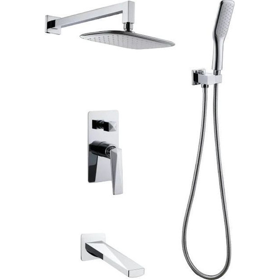 Душевая система для ванны Boheme Venturo 374-2, chrome - фото 