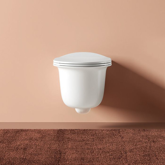 Унитаз подвесной безободковый ArtCeram Chic CHV001 01 00, белый глянцевый, Цвет производителя: белый глянцевый - фото 