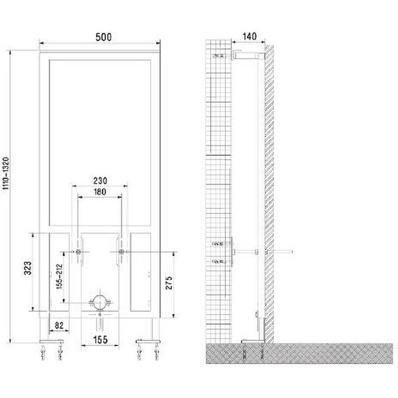 Инсталляция для биде Vitra 880-5800 - фото 2