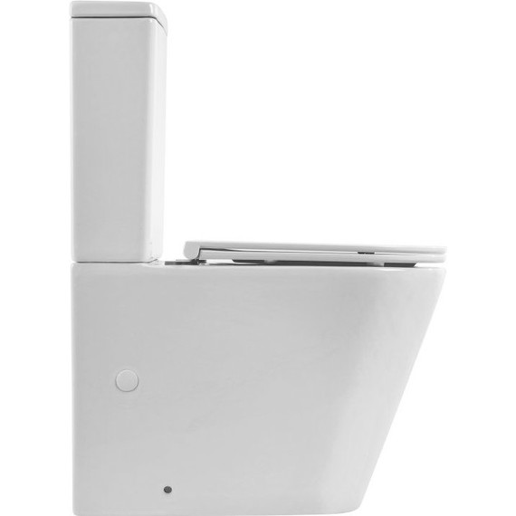 Унитаз-компакт безободковый BelBagno Flay-Tor BB2149CP-TOR (Система смыва торнадо) - фото 5