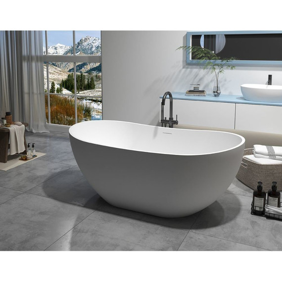 Ванна отдельностоящая Azario Jenner 163x85 см JEN16385S, Размер - мм: 1650х850 - фото 4