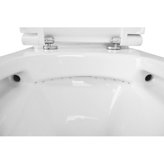 Унитаз-моноблок безободковый Creo Ceramique One ON0103 с крышкой микролифт - фото 11