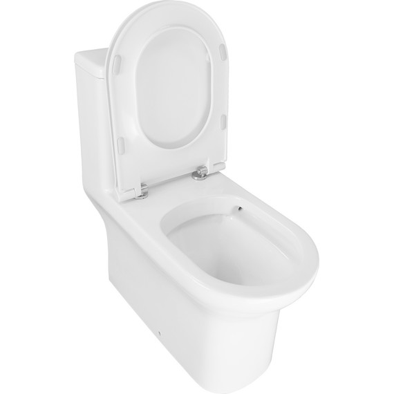 Унитаз-моноблок безободковый Creo Ceramique One ON0103 с крышкой микролифт - фото 3