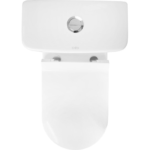 Унитаз-моноблок безободковый Creo Ceramique One ON0103 с крышкой микролифт - фото 9