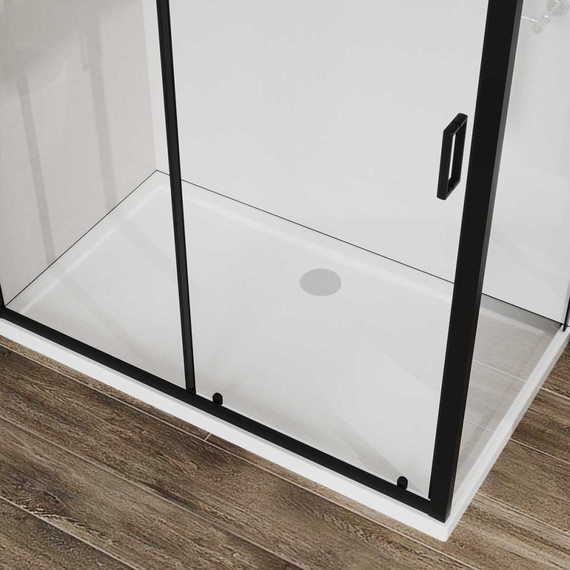 Душевое ограждение Vincea City 120x90 см VSR-5CT9012CLB, черный/прозрачное - фото 3