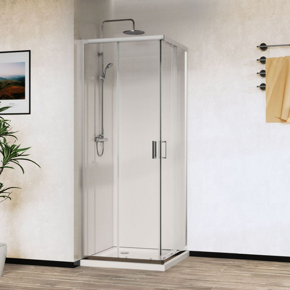 Душевое ограждение Vincea City 100x90 см VSS-5CT9010CL, хром/прозрачное - фото 2