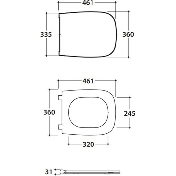 Сиденье с крышкой для унитаза Globo Genesis микролифт GN020.BIOR, белый/золото - фото 2