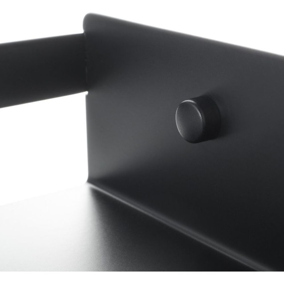 Полка прямоугольная Fixsen Hotel FX-31003G 30 см, чёрный - фото 2