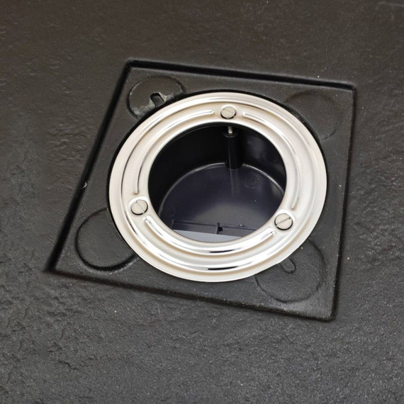 Поддон Sanitana Rocks 100x80 см, чёрный - фото 4