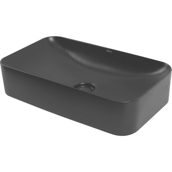 Раковина-чаша Abber Rechteck 60 см AC2204MB, черный матовый - фото 