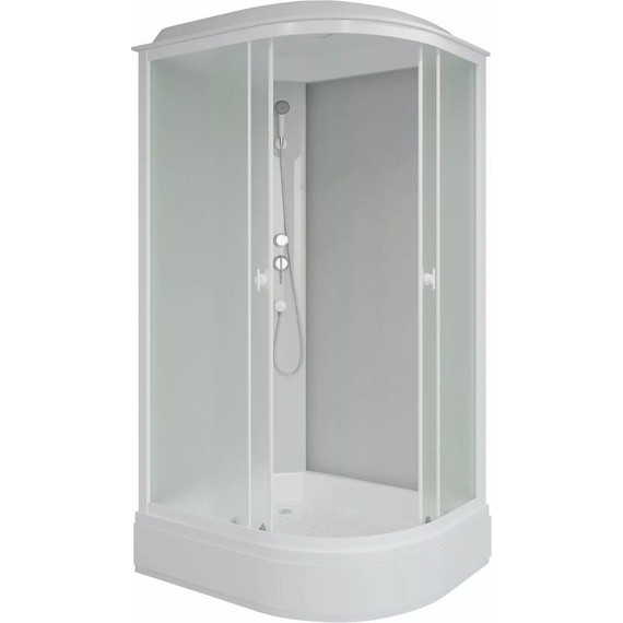 Душевая кабина Niagara Promo P120/90/26L/MT 120x90 см, белый/матовый - фото 