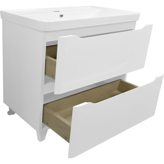 Тумба напольная с раковиной Azario Lotos 80/2 Н см CS00081987 - фото 2