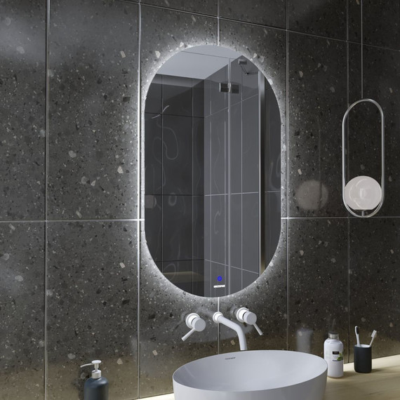 Зеркало Grossman Nero-промо 50 см 245090 - фото 2