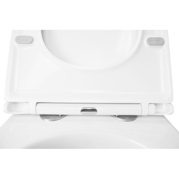 Унитаз подвесной безободковый Azario Flavia AZ-0076-UQ1 с крышкой микролифт (Система смыва торнадо) - фото 10