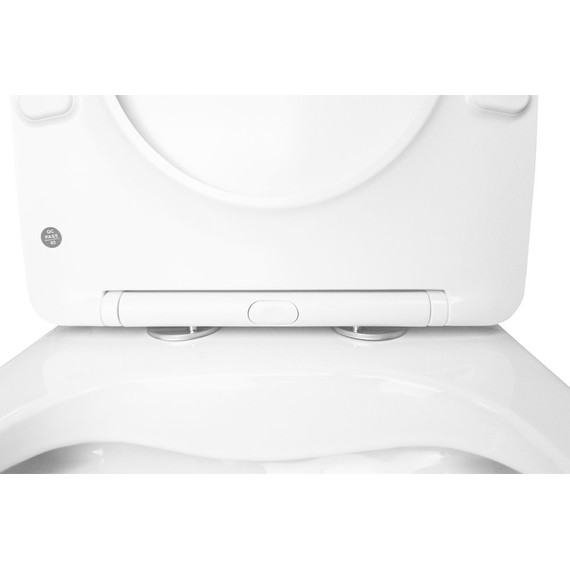 Унитаз-моноблок безободковый Azario Terni AZ-8618 с крышкой микролифт - фото 9