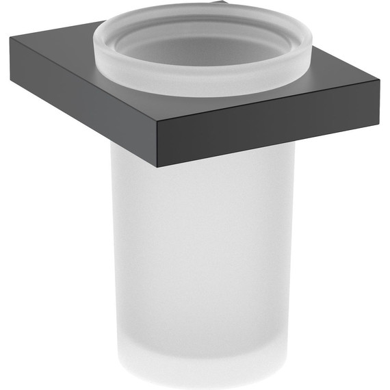 Стакан для зубных щеток Timo Petruma 15233/03, черный матовый - фото 