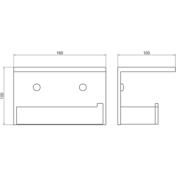 Держатель для туалетной бумаги Timo Petruma 15243/03, черный - фото 3
