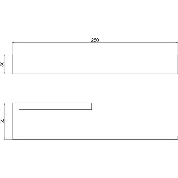 Полотенцедержатель Timo Petruma 15250/17, золото матовое - фото 3